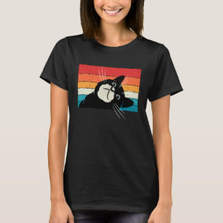 レトロ 猫 ネコ好き かわいい ネコ Tシャツ