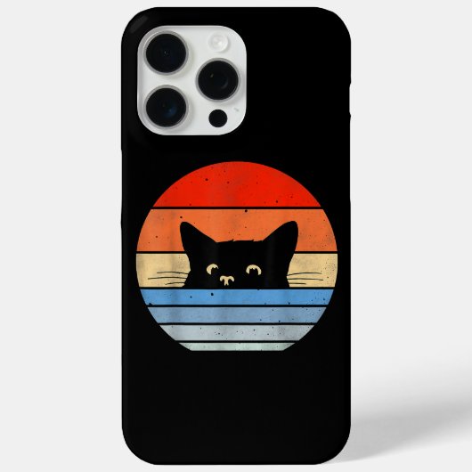 レトロ 猫, 猫好き, 猫の飼い主, かわいい猫 Case-Mate iPhoneケース (裏面)