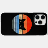 レトロ 猫, 猫好き, 猫の飼い主, かわいい猫 Case-Mate iPhoneケース (裏面 (横))