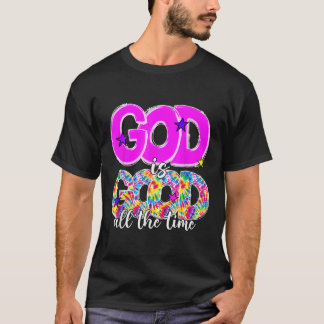 レトロ 神は良い いつも 崇拝 クリスチャン O Tシャツ