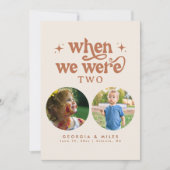 レトロ 私たちがあった時代の赤ちゃん写真 テーブルナンバー (正面)