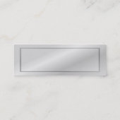 レトロ – 緑のシャッタープロファイルカード スキニー名刺 (裏面)