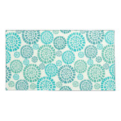 レトロ，緑，70's,フローラ,ヴィンテージ,テンプレート，シック，お客様 枕カバー (裏面)