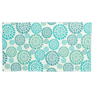 レトロ，緑，70's,フローラ,ヴィンテージ,テンプレート，シック，お客様 枕カバー