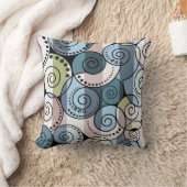 レトロ、緩和曲線 クッション (ブランケット)