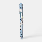 レトロ、緩和曲線 iPhoneケース (左側面)