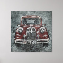 レトロ，自動車，車， キャンバスプリント