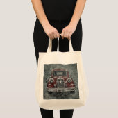 レトロ,自動車,車, トートバッグ (正面(商品))