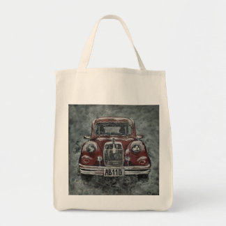 レトロ，自動車，車， トートバッグ