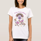 レトロ 自由な心 Tシャツ (正面)