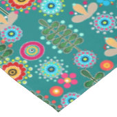 レトロ、花柄 テーブルクロス (アングル)