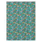 レトロ、花柄 テーブルクロス (正面)