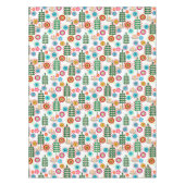 レトロ、花柄 テーブルクロス (正面)