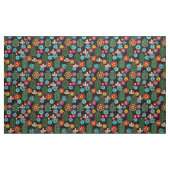 レトロ、花柄 ファブリック (ヤード)