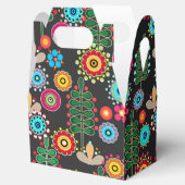 レトロ、花柄 フェイバーボックス (オープン)