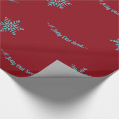 レトロ-雪だるまラッピング紙 ラッピングペーパー (角)