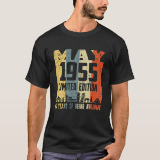 レトロ 1955年5月 楽しい 67歳の誕生日 Tシャツ