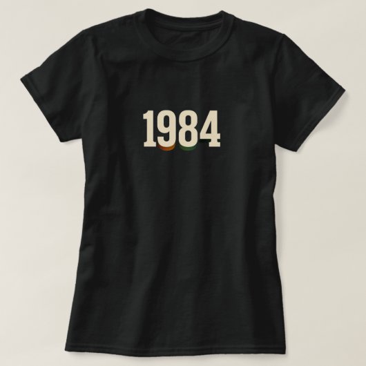 レトロ 1984 Tシャツ (デザイン正面)