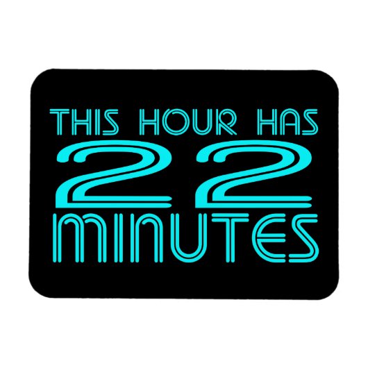 レトロ- 22分 マグネット (横)