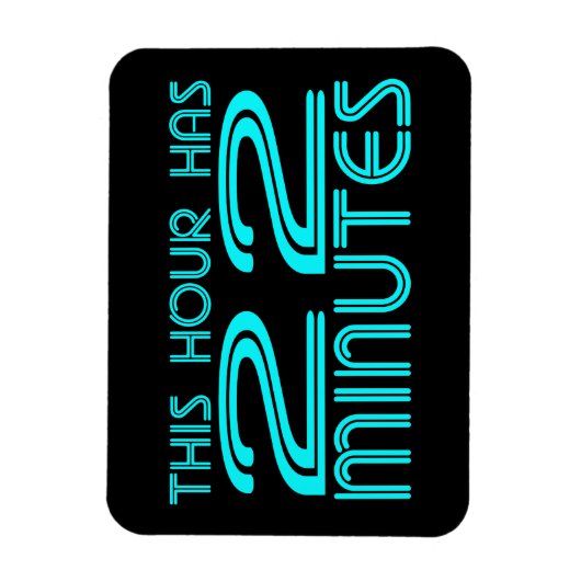 レトロ- 22分 マグネット (縦)