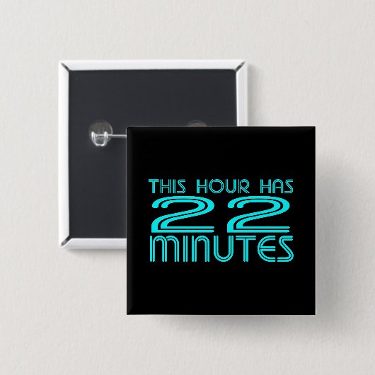 レトロ- 22分 缶バッジ (正面&裏面)