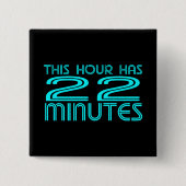 レトロ- 22分 缶バッジ (正面)