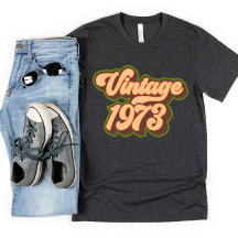 レトロ 50歳誕生日 ヴィンテージ 1973年 Tシャツ