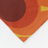 レトロ/70s上品 フリースブランケット (角)