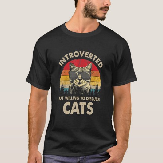 レトロ 80年代 90年代 内向的だけどCの話ならするよ Tシャツ (正面)