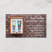 レトロ-Charmeヴィンテージ名刺(patina付き) 名刺 (裏面)