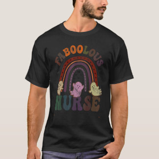 レトロ FABOOLOUS ナース 怖い雰囲気全開コスチューム Tシャツ