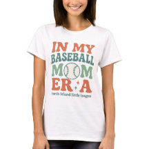 レトロ「In My Baseball Mom Era」 Tシャツ