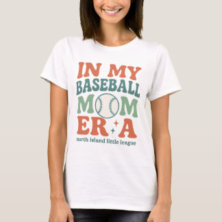 レトロ「In My Baseball Mom Era」 Tシャツ