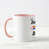 レトロ Keep Calm and Love On マグカップ (左)