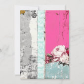 レトロ Let Us Eat Cake - フランスのブライズシャワー 招待状 (裏面)