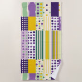 レトロ: Liliana 3 ビーチタオル (正面)