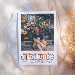 レトロ | Maroon Graduate 2023写真お知らせ 招待状