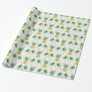 レトロ, pineapple ラッピングペーパー
