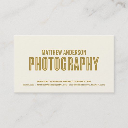 レトロ%PIPE%の写真撮影の名刺 名刺 (正面)