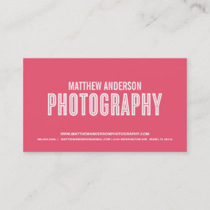 レトロ%PIPE%の写真撮影の名刺 名刺