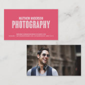 レトロ%PIPE%の写真撮影の名刺 名刺 (正面/裏面)