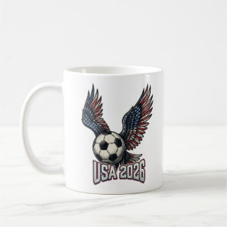 レトロ USA サッカー 2026 イーグルウィングス コーヒーマグカップ