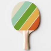 レトロABC通りはっきりした ストライプの 卓球ラケット (裏面)