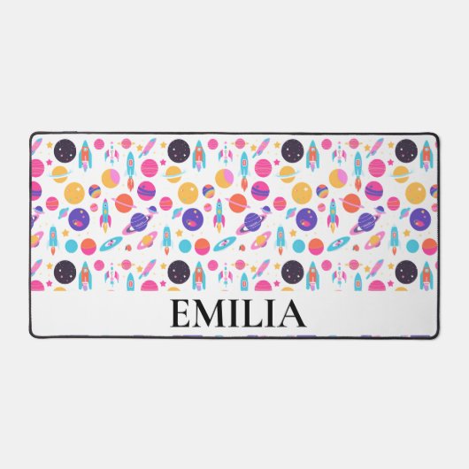 レトロAI生成宇宙 デスクマット (正面)