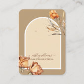 レトロArchスクリプトバライヤリング表示 名刺 (正面)