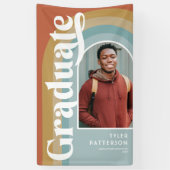 レトロArch Photo 2023卒業 横断幕 (縦)