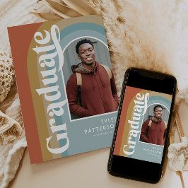 レトロArch Photo 2025卒業 案内状