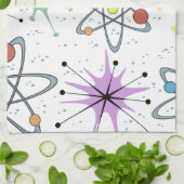 レトロatomic.png キッチンタオル (折り畳み)