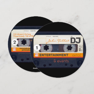 レトロAudiotapeカセット80s DJ名刺R2 シーズンカード