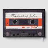 レトロAudiotape S 50th誕生日パーティーHCGB2 ゲストブック (裏面)